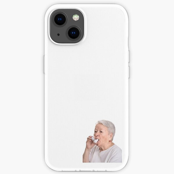 inhaler lady iPhone Soft Case