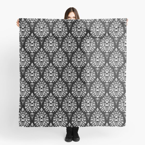 Item preview, Black and White Damask Pattern designed and sold by sarodigiart.