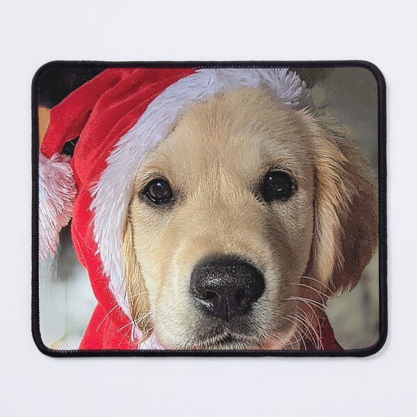 Item preview, Copy of Christmas Santa golden retriever puppy designed and sold by Fluffycat2020.