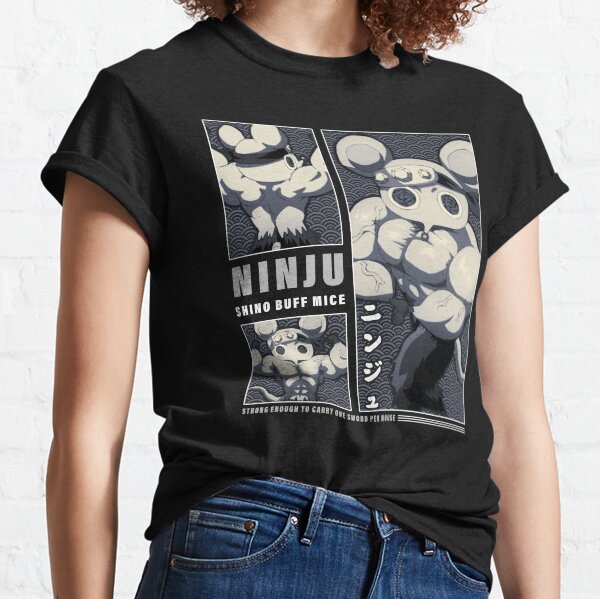 Ninju Shino Buff Souris ニンジュ | Tueur de démons Kimetsu no Yaiba T-shirt classique