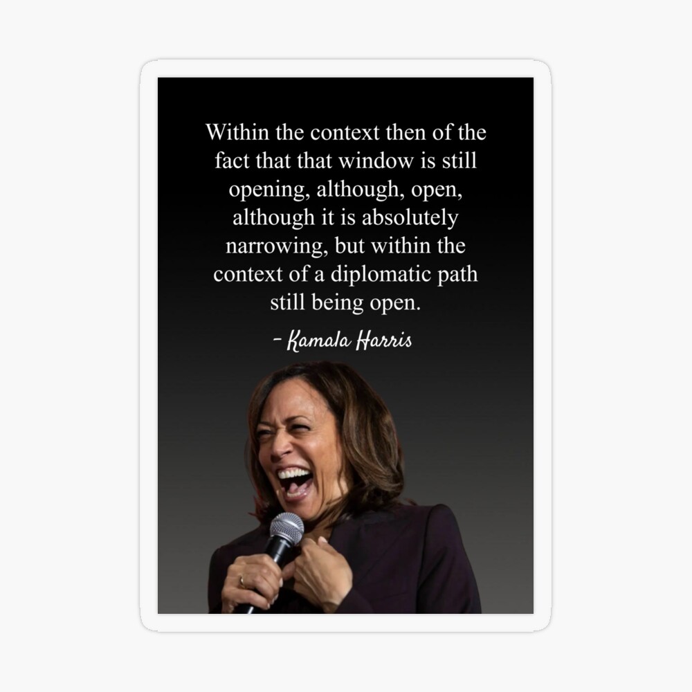 harris script - Kamala Harris - Posters and Art Prints