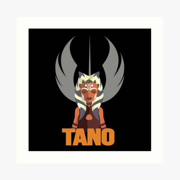 "Tano AhsokaTano" Art Print for Sale by Domnintaras Redbubble