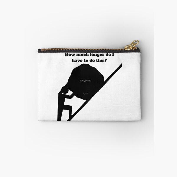 Item preview, Sisyphus pushing the boulder designed and sold by DRJProds-Merch.