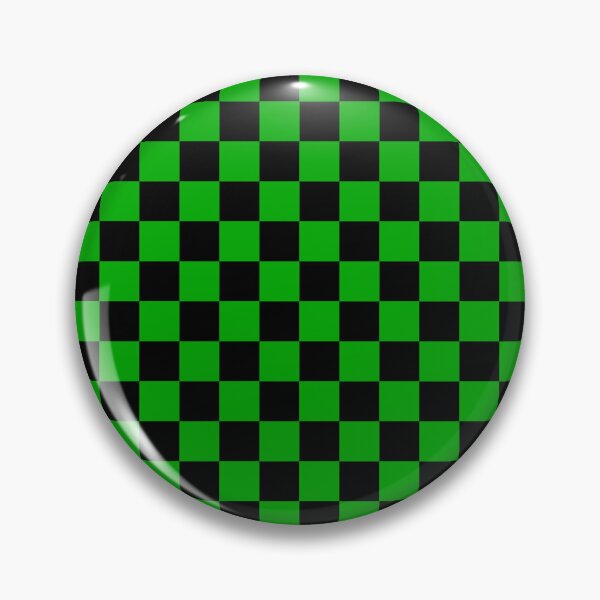 Item preview, classic emo chequered pattern (green 1)  designed and sold by kiippers.