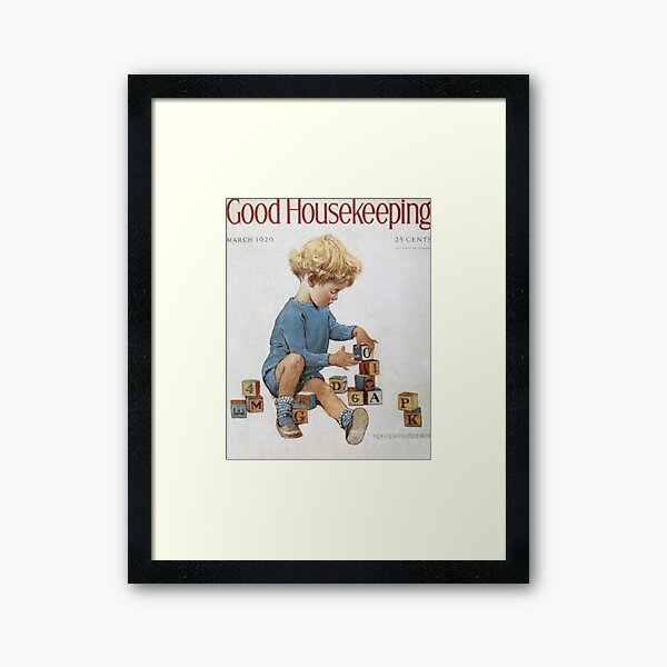 Item preview, Good Housekeeping Vintage Magazine Cover Art designed and sold by FloppyArts.