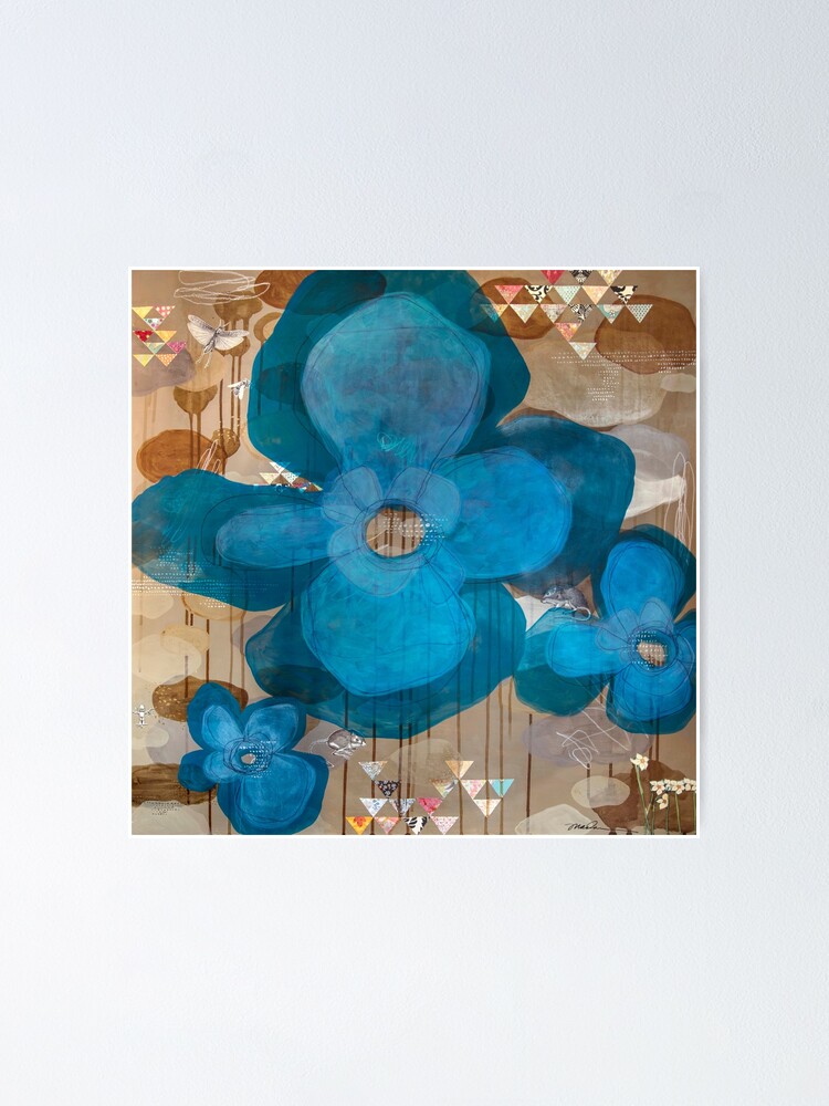 Alternate view of Fragmentary Blue Poster