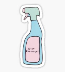 Idiot Repellent Sticker