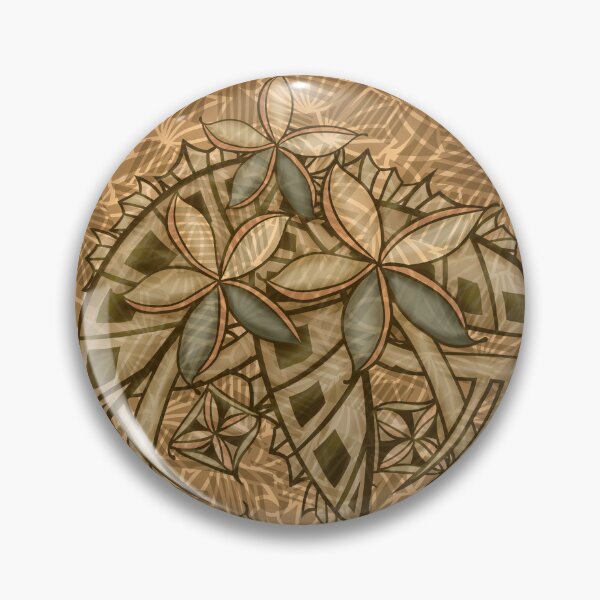 Item preview, Vintage Polynesian - Hawaiian - Samoan Floral Artboard 3448 designed and sold by sunnthreads.
