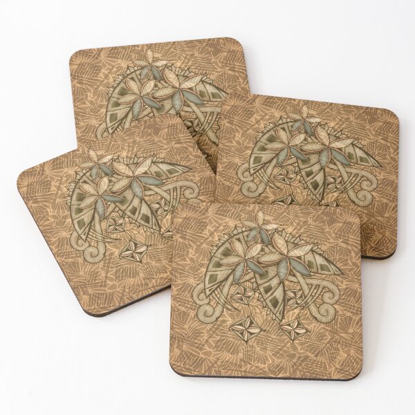 Item preview, Vintage Polynesian - Hawaiian - Samoan Floral Artboard 3448 designed and sold by sunnthreads.