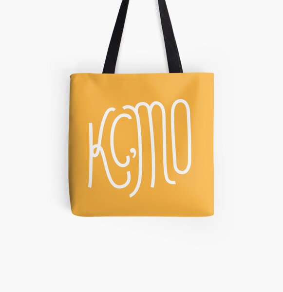 Kansas City Series: Yellow All Over Print Tote Bag
