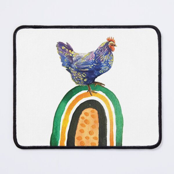 Item preview, Boho Rainbow Chicken designed and sold by chillaxcats.