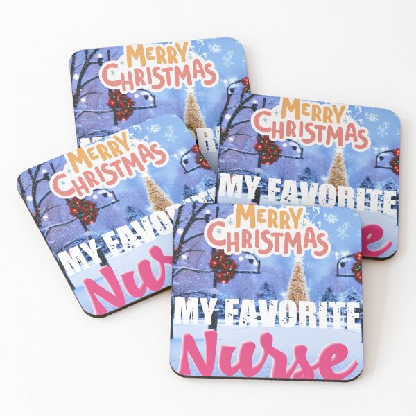 Item preview, Merry Christmas My Favourite Nurse designed and sold by starfishstuff.
