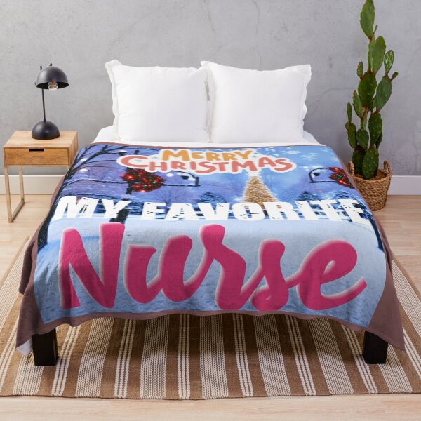 Item preview, Merry Christmas My Favourite Nurse designed and sold by starfishstuff.