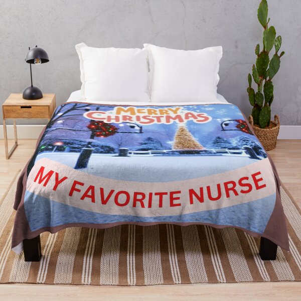 Item preview,  Merry Christmas My Favourite Nurse designed and sold by starfishstuff.