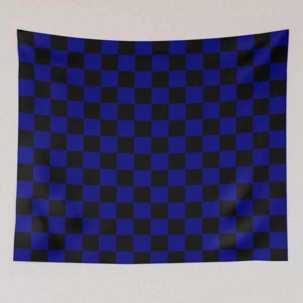 Item preview, classic emo chequered pattern (blue 2)  designed and sold by kiippers.