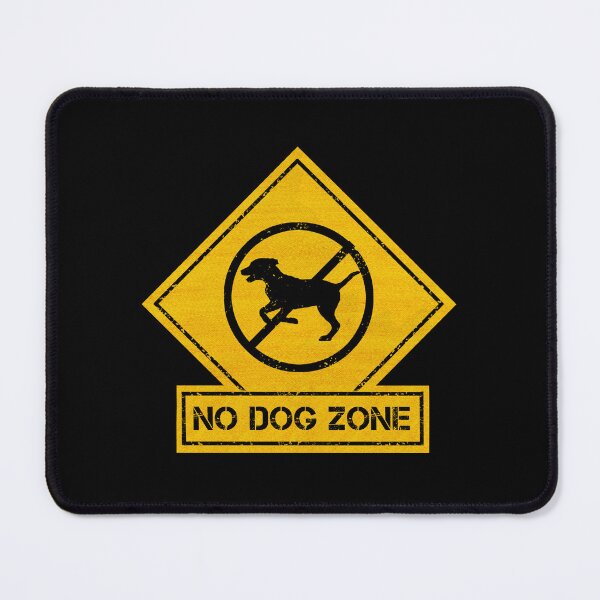 Item preview, No Dog Zone - Caution designed and sold by CAUTION SHOP.