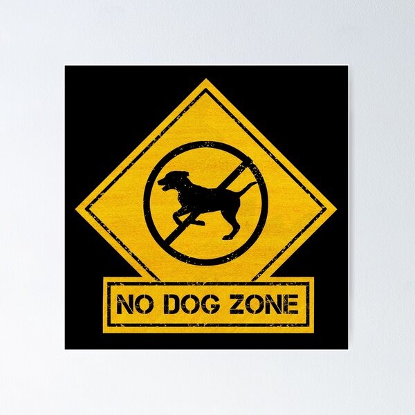 No Dog Zone - Caution