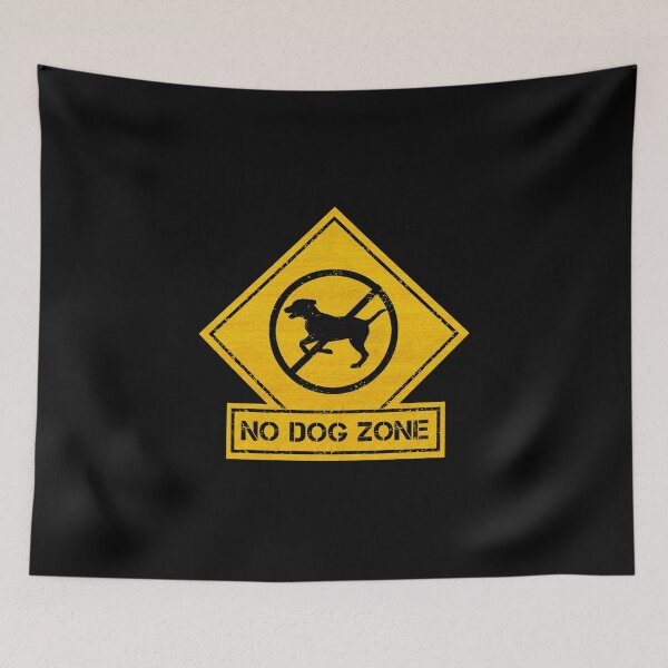 Item preview, No Dog Zone - Caution designed and sold by CAUTION SHOP.