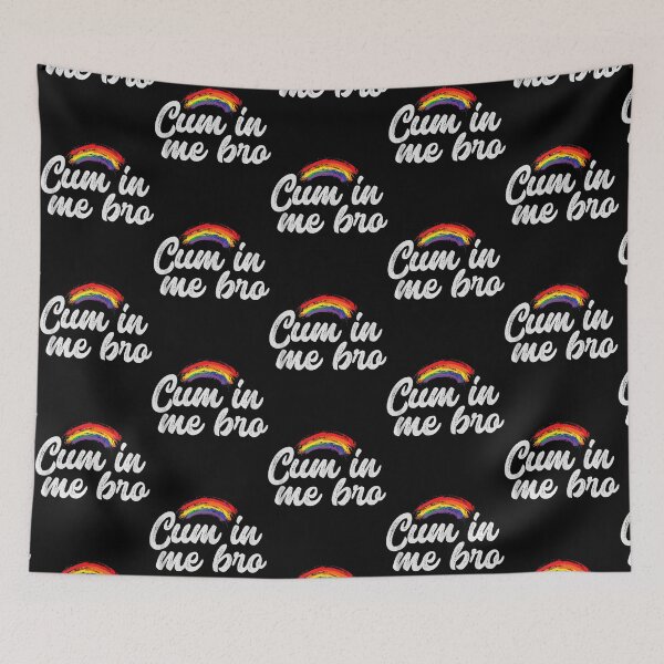 Item preview, Mens Funny Gay For Men Pride Rainbow Cum In Me Bro   designed and sold by subWOOFr.