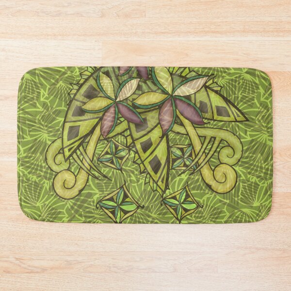 Item preview, Polynesian - Hawaiian - Samoan Floral Artboard 3450 designed and sold by sunnthreads.