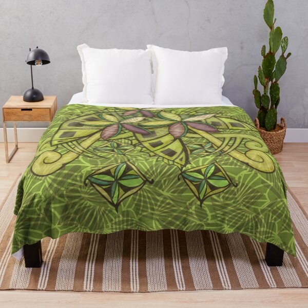 Item preview, Polynesian - Hawaiian - Samoan Floral Artboard 3450 designed and sold by sunnthreads.