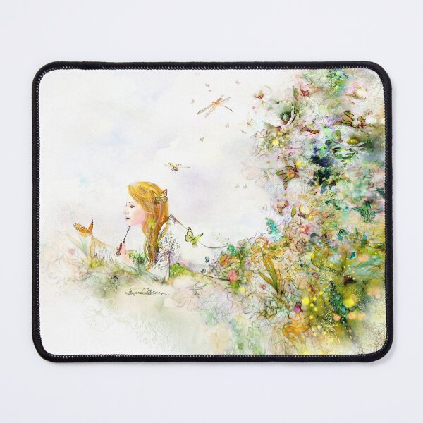 Item preview, Catching Butterflies daydreaming mother nature botanical art designed and sold by MisprintArt.