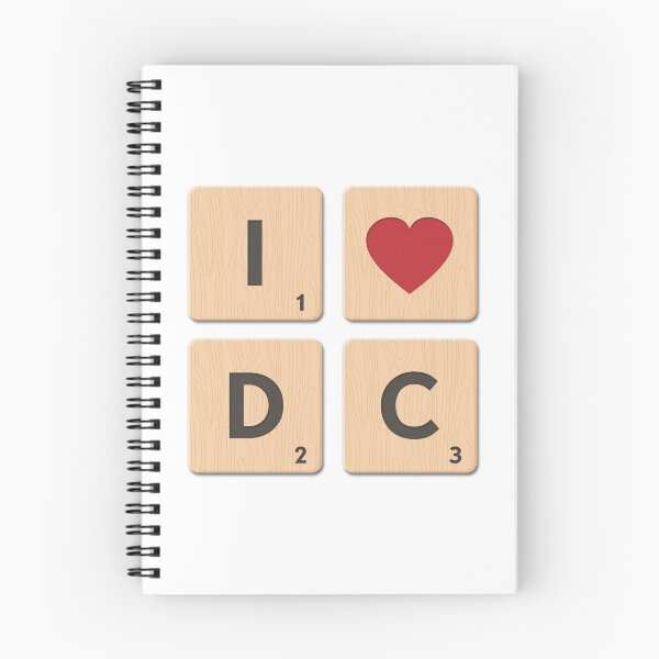 Item preview, I Love Washington D.C. Scrabble Tiles designed and sold by phoneticwear.