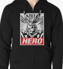 Boku No Hero Academia - All Might Zipped Hoodie