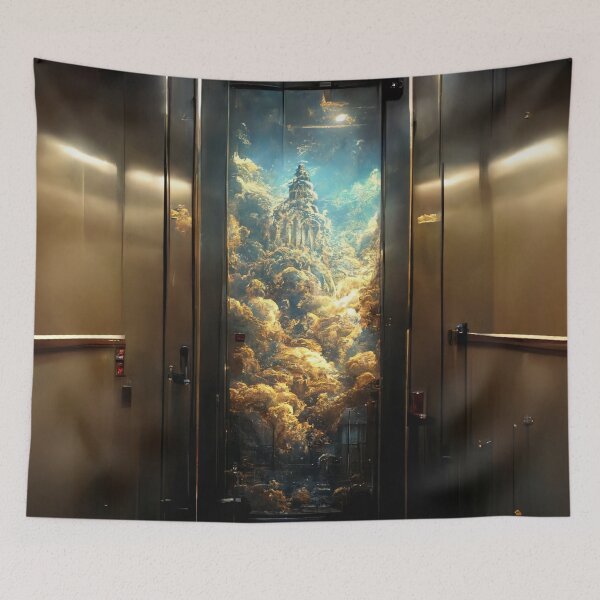 Item preview, Elevator to Paradise  designed and sold by Maskedpainter.