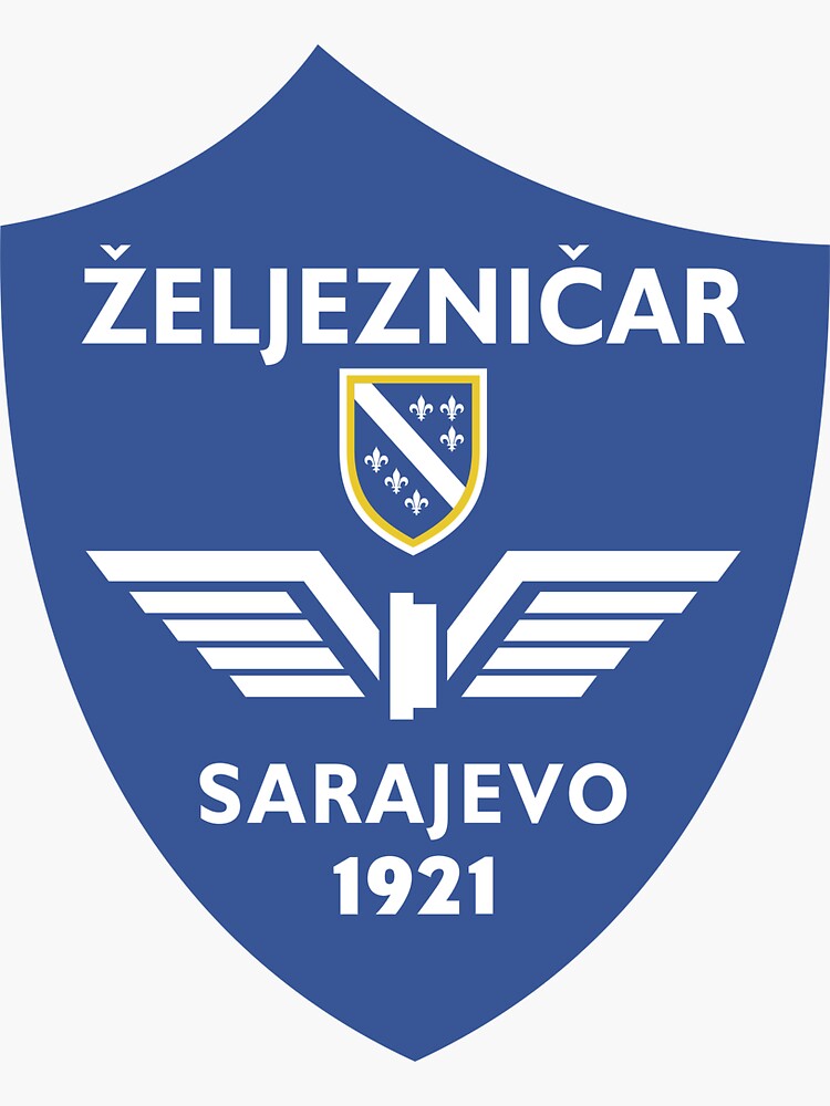 "FC Zeljeznicar Sarajevo" Sticker for Sale by BosniaQuotes Redbubble