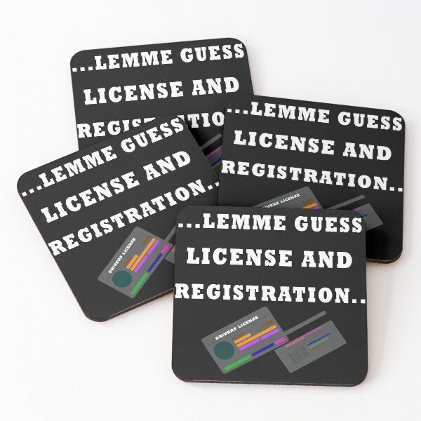 Item preview, LICENSE AND REGISTRATION PLEASE? - (WoB) designed and sold by dennaibz.