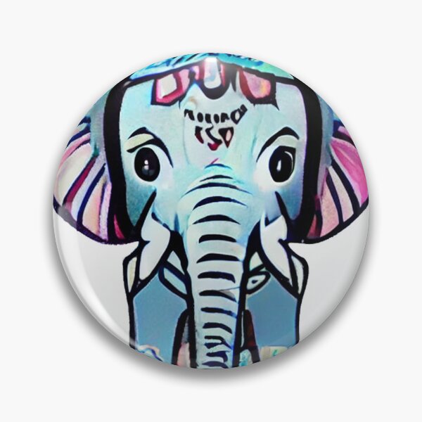 Item preview, Tiny Elephant Cartoon Sticker designed and sold by MKs-stickers.