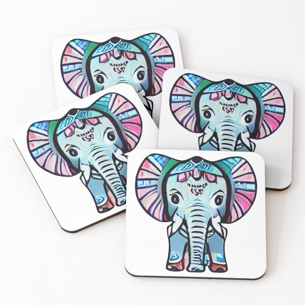 Item preview, Tiny Elephant Cartoon Sticker designed and sold by MKs-stickers.
