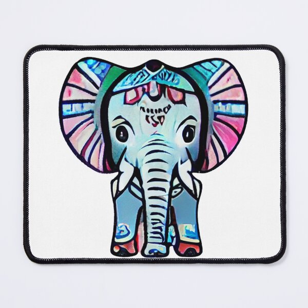 Item preview, Tiny Elephant Cartoon Sticker designed and sold by MKs-stickers.