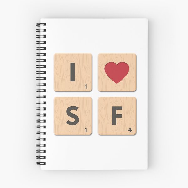 Item preview, I Love San Francisco Scrabble Tiles designed and sold by phoneticwear.