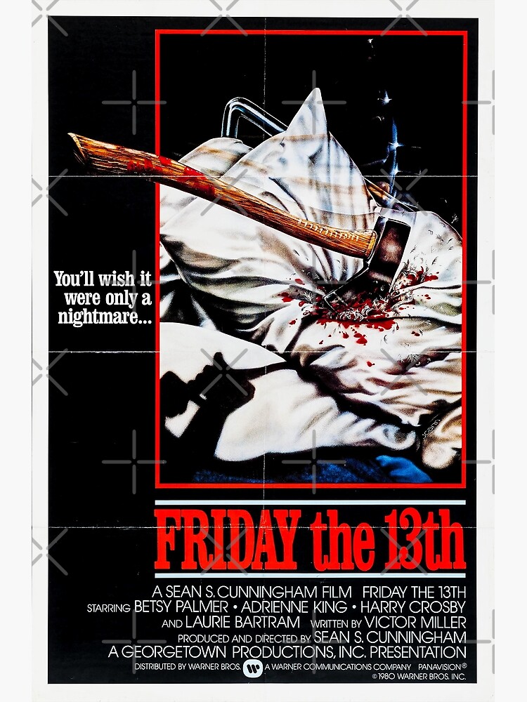 Friday the 13th (1980) Part One Poster Magnet