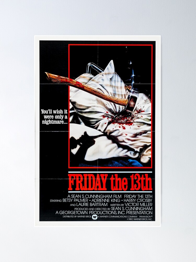 Friday the 13th 1980 Movie Poster T-Shirt