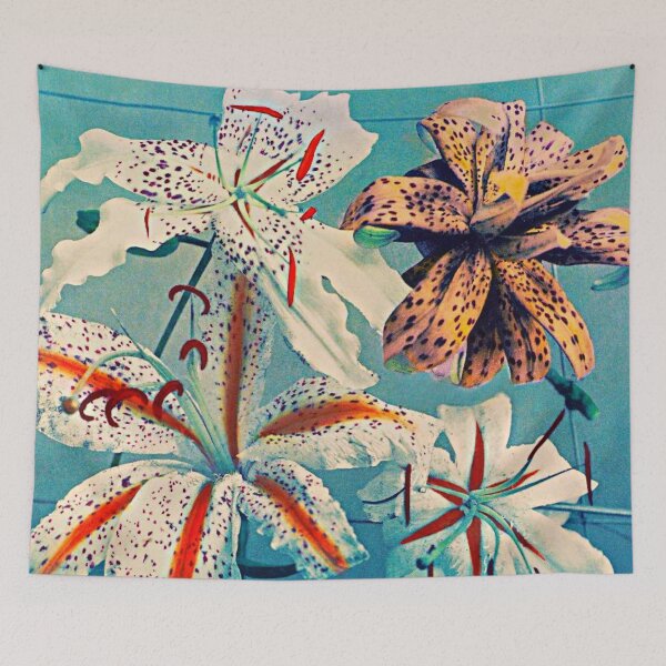 Item preview, Lily, Hand-Colored Collotype From Japanese Flowers designed and sold by JapaneseArtShop.