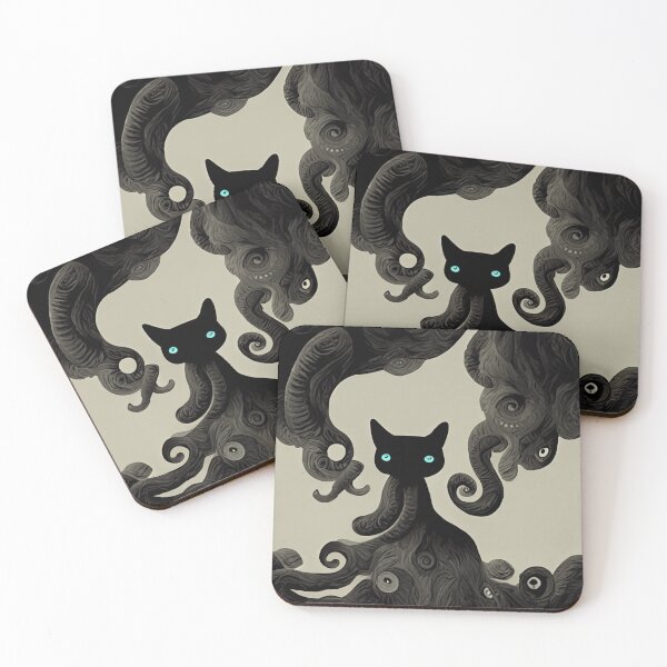 Item preview, Cthulhu Inspired Eldritch Horror Nightmare Cat  designed and sold by DennistonMade.