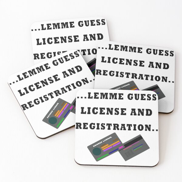Item preview, LICENSE AND REGISTRATION PLEASE? - (BoW) designed and sold by dennaibz.