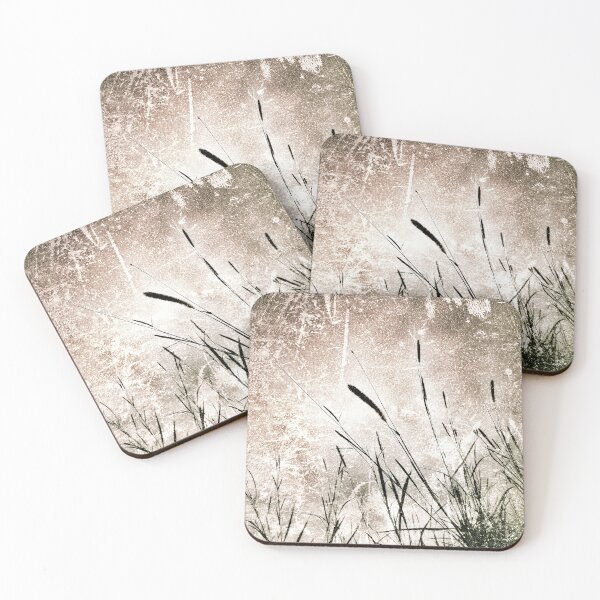 Item preview, Vintage Shabby Chic Cottagecore Aesthetic Wild Grasses with Grunge Style photo digital manipulation effect 1 of 4 designed and sold by Beachy.
