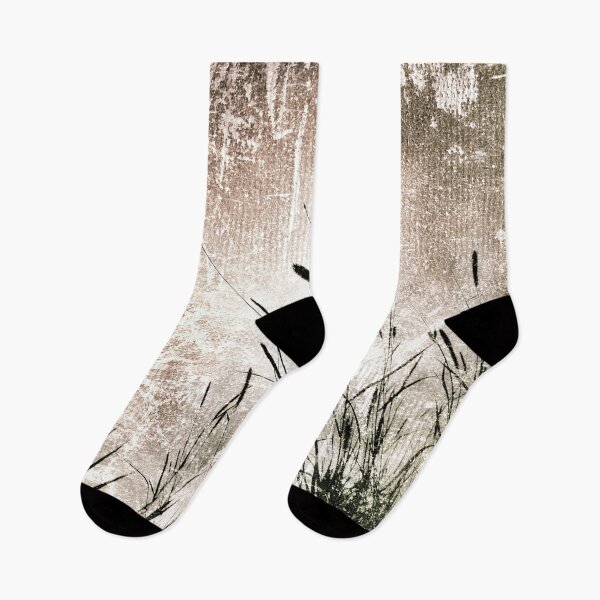 Item preview, Vintage Shabby Chic Cottagecore Aesthetic Wild Grasses with Grunge Style photo digital manipulation effect 1 of 4 designed and sold by Beachy.