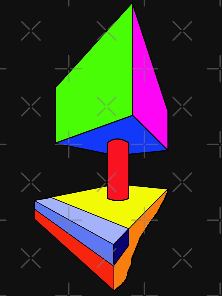 Thumbnail 7 of 7, Classic T-Shirt, The Sky House (Spain) abstract designed and sold by bpatrickvoice.
