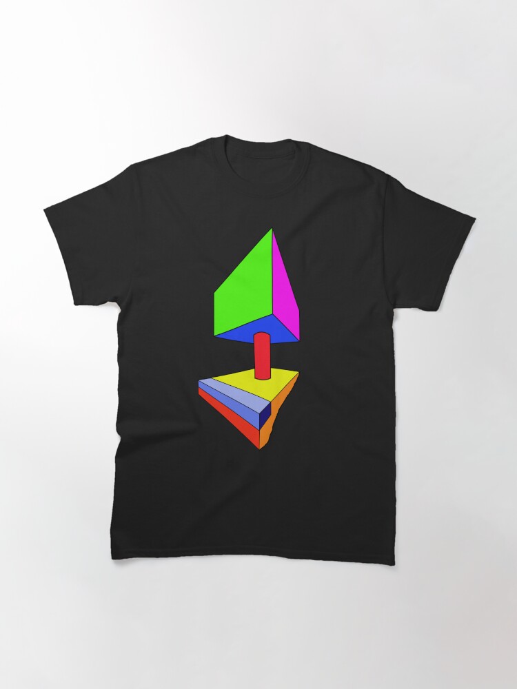 Thumbnail 3 of 7, Classic T-Shirt, The Sky House (Spain) abstract designed and sold by bpatrickvoice.