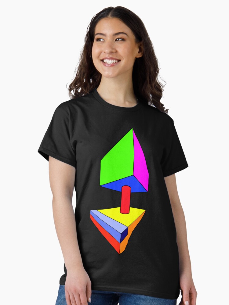 Thumbnail 2 of 7, Classic T-Shirt, The Sky House (Spain) abstract designed and sold by bpatrickvoice.