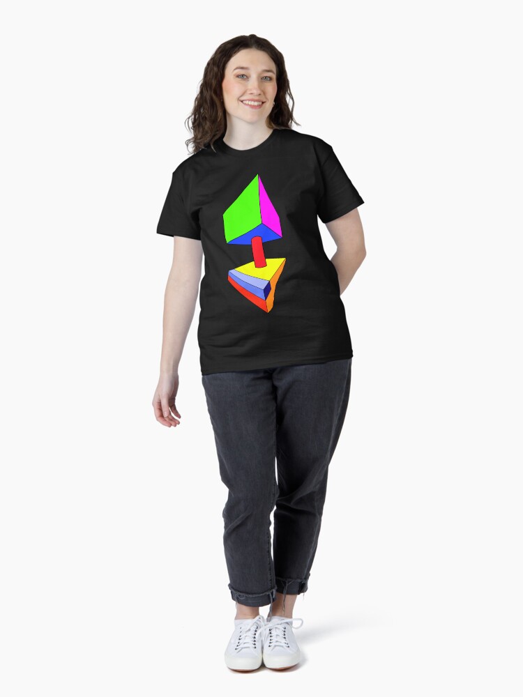 Thumbnail 4 of 7, Classic T-Shirt, The Sky House (Spain) abstract designed and sold by bpatrickvoice.