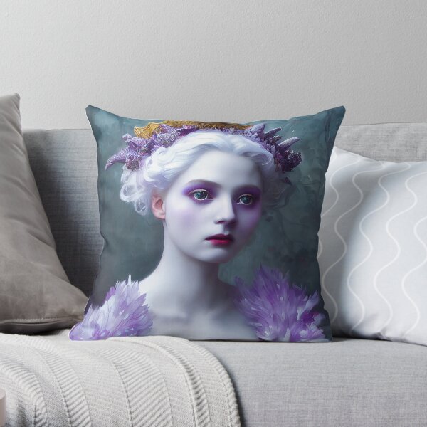 LADY VIOLET II Throw Pillow