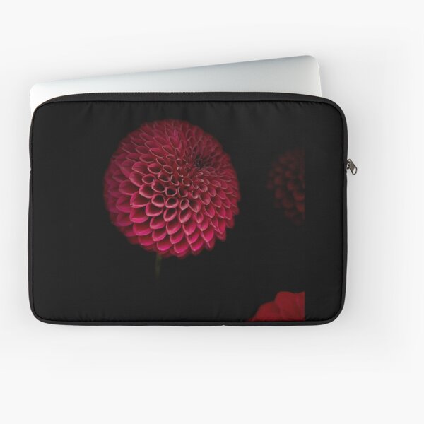 The Round Red Dahlia Laptop Sleeve