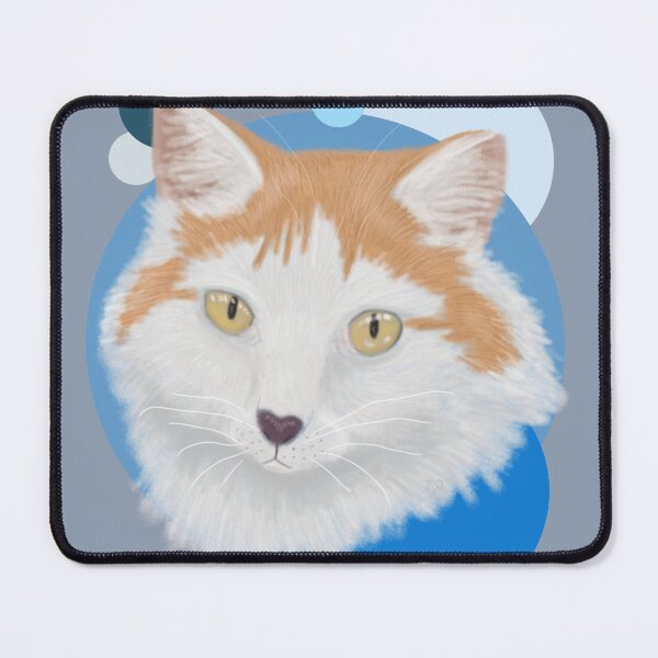 Item preview, Ginger Cat- blue bubbles designed and sold by Werewolf1343.
