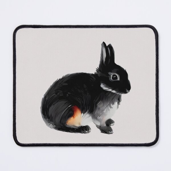 Item preview, Cutest Japanese Kawaii Black Otter Netherland Dwarf Rabbit Bunny designed and sold by wigobun.